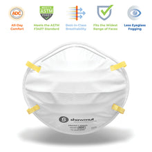 Load image into Gallery viewer, protex n95 respirator with features icons