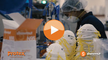 Load and play video in Gallery viewer, Shawmut – a world leader in advanced materials – has put everything we know into our Protex™ N95 molded-cup-style respirator, including our patent-pending Protex™ All-Day-Comfort™ System.  Designed, engineered, and manufactured in Massachusetts, Shawmut’s new Protex™ N95 models are easier to breathe through, as the Protex™ All-Day-Comfort™ System offers a comfortable fit while assuring a tight seal to provide N95 protection across a wide range of face shapes and sizes.
