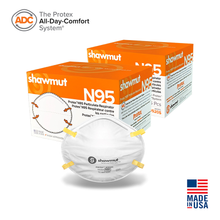 Load image into Gallery viewer, protex n95 respirator with 2 large count box