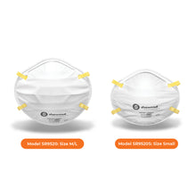 Load image into Gallery viewer, protex n95 respirators in 2 medium/large and small sizes
