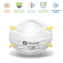 Load image into Gallery viewer, protex n95 respirator with features icons
