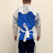 Load image into Gallery viewer, back view of Protex™ SBPP, Level 2, Disposable Non-Surgical Isolation Gown, Open Back, Model SGL202Z
