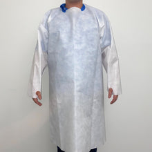 Load image into Gallery viewer, front view of Protex™ SBPP, Level 2, Disposable Non-Surgical Isolation Gown, Open Back, Model SGL202Z
